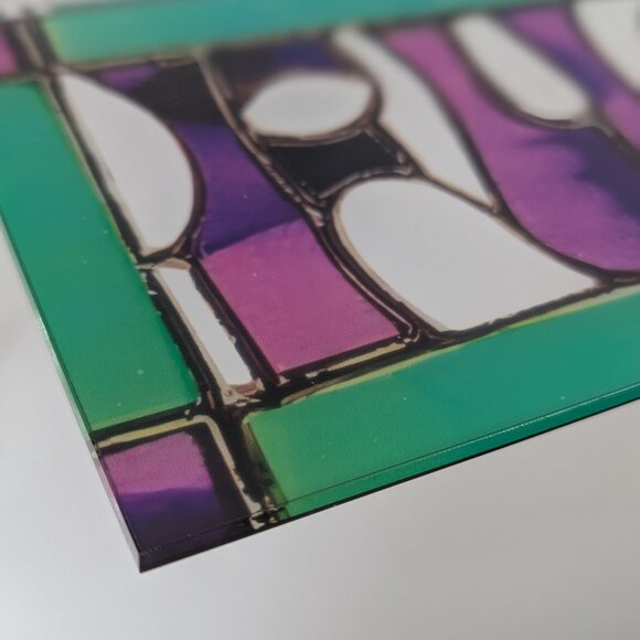 F*CK Plastic Sun-catcher Window Decoration Gag Gift White Elephant - Picture 3 of 3